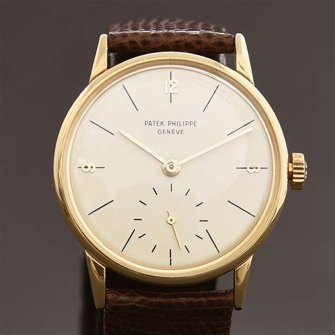 gold patek philippe geneve watch from 1950s price|Patek Philippe price list uk.